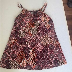Coldwater Creek Multicolor Patterned one Piece Tankini Style Swim Suit  Size 12